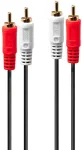 Lindy PREMIUM AUDIOKABEL (CINCH) STECKER/STECKER 2M