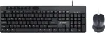 Klaviatuur GEMBIRD KEYBOARD +MOUSE USB ENG/KBS-UM-04