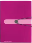 Herlitz Gummizugmappe A4 PP opak Beere