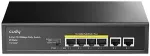 CUDY 6P FS1006P PoE+