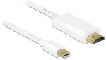 DeLOCK Displayport Kabel mini DP -> HDMI St/St 3.00m wei&szlig;