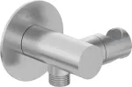 Deante Round angled connector with handset holder