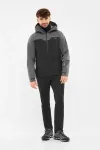Viking Kurtka męska hardshell z bluzą Primaloft Ravelo 3 in 1 Man czarno szara XXXL