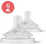 Philips AVENT Natural Response SCY966/02 Anti-colic Flow 6 teats