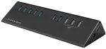 LC-POWER LC Power LC-HUB-ALU-2B-10 - Hub - 7 x SuperSpeed USB3.0 + 3 x SuperSpeed USB3.0 (laden) - Desktop (LC-HUB-ALU-2B-10)