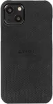 Krusell Kaitse&uuml;mbris Leather Cover, Apple iPhone 13, naturaalsest nahast, must,