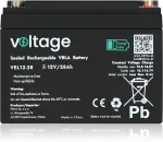 Voltage AGM aku pingevoolu pikk eluiga 12V 28Ah VEL12-28 (15-aastane kasutusiga)