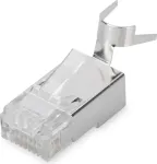 Digitus Modulaarne pistik CAT 6A &uuml;mmargusele kaablile, varjestatud, 100 tk Digitus