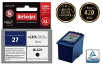Tooner Activejet AH-27R ink (replacement for HP 27 C8727A; Premium; 20 ml; black)