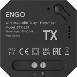 No name Engo ETR-868 - juhtmevaba l&uuml;liti, saatja+vastuv&otilde;tja, raadio teel juhitav, 868Mhz, 230V