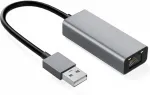 IBOX IAARJ Aluminum RJ45 to USB Type-A adapter 10/100/1000 Mb/s