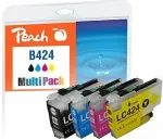 Tooner Peach Patrone Brother LC-424 MultiPack kompatibel