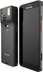 Honeywell CT37 mobile computer, 6" display, Android, 8GB RAM, 128GB storage, 5G, GPS, Wi-Fi 6E, Bluetooth, IP65/IP68, black, desinfectable.