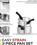 Russell Hobbs RH00542EU7 Easy Strain Pan Set 3pcs