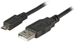 EFB Elektronik EFB-Elektronik USB2.0 Anschlusskabel A-Micro-B 5pol., St.-St., 0,5m, schwarz, Premium Hersteller: (K5232SW.0,5)
