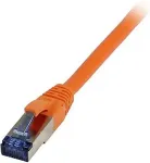 Synergy 21 Synergy21 Patchkabel RJ45, CAT6A 500Mhz, 1,5m, orange, S-STP(S/FTP), TPE/LSZH(Superflex), AWG26,