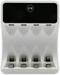 Qoltec Battery charger for NiMH type R03 AAA R6 AA LCD