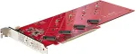 V&otilde;rgukaart Startech QUAD M.2 PCIE X16 SSD ADAPTER WITH BIFURCATION PCIE 4.0