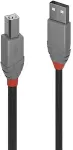 Lindy USB 2.0 Kabel Typ A/B Anthra Line M/M 7.5m