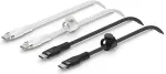 BELKIN 1x2 PRO Flex Silicone 1m USB-C/USB-C b+w CAB011bt1MBW2PK