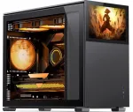 Korpus Jonsbo D31 Screen Micro-ATX Geh&auml;use, Tempered Glass - schwarz