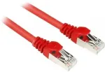 SHARKOON RJ45 CAT.6 SFTP Network Cable - Red - 1.5m