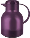 Emsa Samba vacuum jug Quick Press purple 1.0L