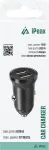 ER CAR CHARG CL-01, 2.4A, 2x USB-A BLACK
