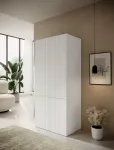 Cama MEBLE Wardrobe PAFOS 2D 90x55.5x198.5 white matt