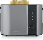 Severin AT 9573 Automatik Toaster Edelstahl Dunkelgrau