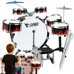 No name SUPRIMO K-DRUMS 2 duża perkusja dla dzieci z 6 bęb
