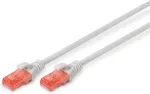 Digitus CAT 6 U-UTP PATCH CABLE CU. PVC LENGTH 0.5M COLOR GREY