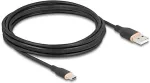 DELOCK USB 2.0 Kabel USB Typ-A St > USB Typ-C St 4m schwarz