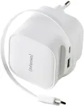 Intenso POWER ADAPTER 1XUSB-A/1XUSB-C/BLACK 7806522