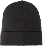 Buff Heavyweight Merino Wool Hat Loose Winter Cap - Black