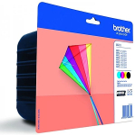 Tooner Brother LC 223 Sort Gul Cyan Magenta 550 sider Bl&aelig;k