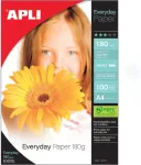 APLI Fotopaber Everyday Paper A4, 180g/m2, 100 lehte/pk, tindiprinterile