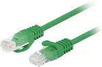 LANBERG Patchcord CAT.6 UTP 1M fluke passed 10-pack, Green | PCU6-20CC-0100-G