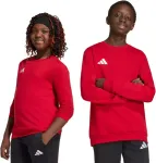Adidas Bluza dla dzieci Entrada 26 Sweat Top czerwona JZ6556 116cm