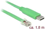 DELOCK USB-Adapter USB/A -> RS232 RJ45 St/St