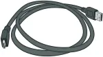 ZEBRA - USB-Kabel - USB Typ A, 4-polig (M) - USB Typ B, 4-polig (M) - 1,8m - 90-Grad-Anschluss (01542-002)