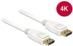 DeLOCK Displayport Kabel DP -> DP St/St 5.00m wei&szlig; 4K
