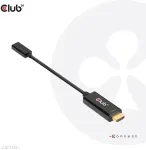 Club3D Club 3D CAC-1333 HDMI til USB-C adapterkabel Sort