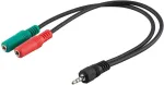 Goobay PC Computer Headset to 3.5mm ( 4 pol )