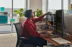 POLY Wired Headset Blackwire 3325 Stereo Microsoft Teams Certified USB-C Headset with 3.5mm Plug and USB-C/A Adapter