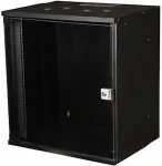 EQUIP 19" Wandgeh&auml;use Glast&uuml;r ECO 540x400mm 12U schwarz