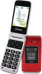 Mobiiltelefon OLYMPIA Mobiltelefon VITUS 4G klappbar Gro&szlig;tasten rot