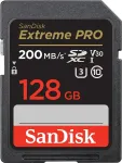 M&auml;lukaart SANDISK Extreme PRO 128 GB SDXC, memory card (black, UHS-I U3, Class 10, V30)