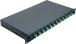 Helos 375553 rack cabinet 1U Black