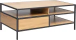 Home4you Diivanilaud HEDVIG sahtliga 100x50xH40cm, saar/must